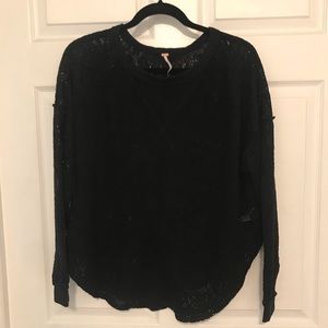 Black Free People Top